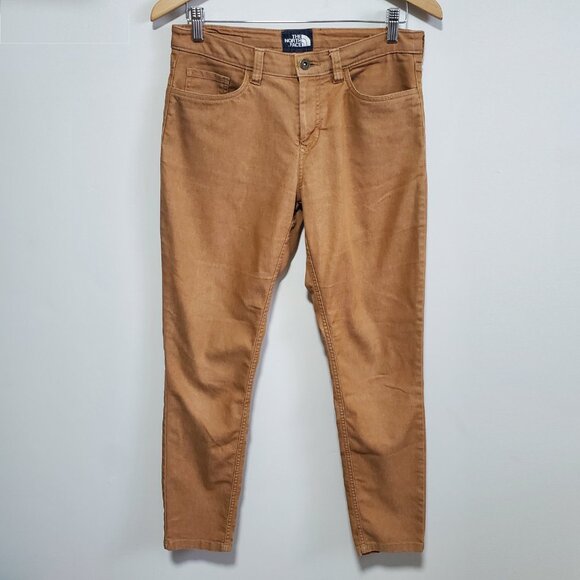 THE NORTH FACE Tungsted Pants Slim Leg Stretch Mid-Rise Terracotta Women 4 x 28" - Picture 1 of 13